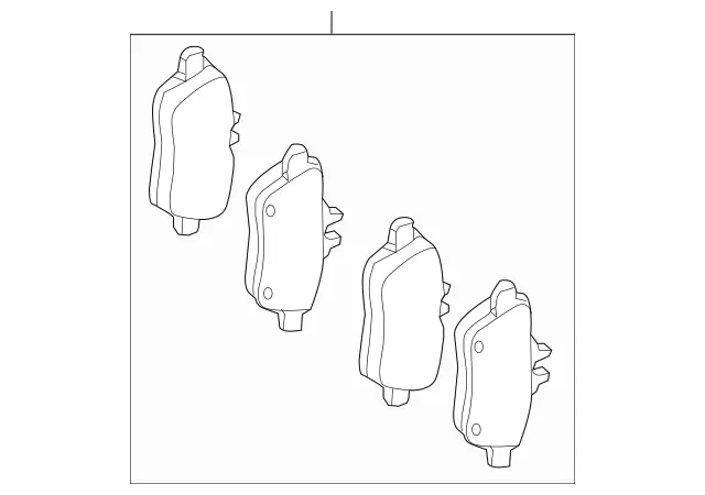 4205903 - : Disk Brake Pads for Mercedes-Benz: CLA250, GLA250, GLB250, GLB35 AMG Image