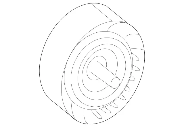 2742020119 - : Guide Pulley for Mercedes-Benz: E300, Metris, SLC300, SLK300, Sprinter 1500, Sprinter 2500 Image