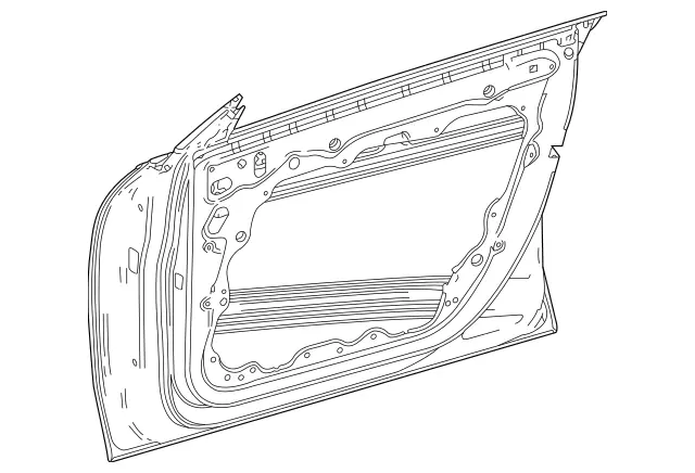 1187202201 - : Driver Door for Mercedes-Benz: CLA250, CLA35 AMG, CLA45 AMG, CLA45 AMG S Image