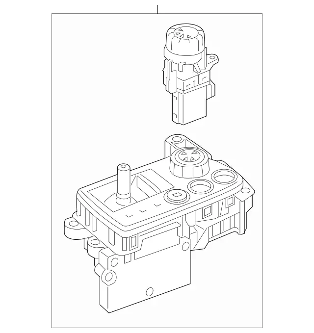 2312670900 - MB Automatic Transmission: Center Gearshift for Mercedes-Benz Image