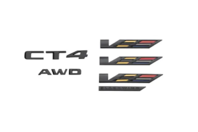 42876386 - Exterior: CT4 Emblems - Black for Cadillac: CT4 Image