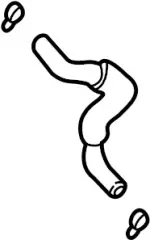 497170J200 - Steering: Power Steering Suction Hose for INFINITI: G20 Image image