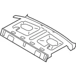 4R3Z7646506AB - Body: Package Tray for Ford: Mustang Image
