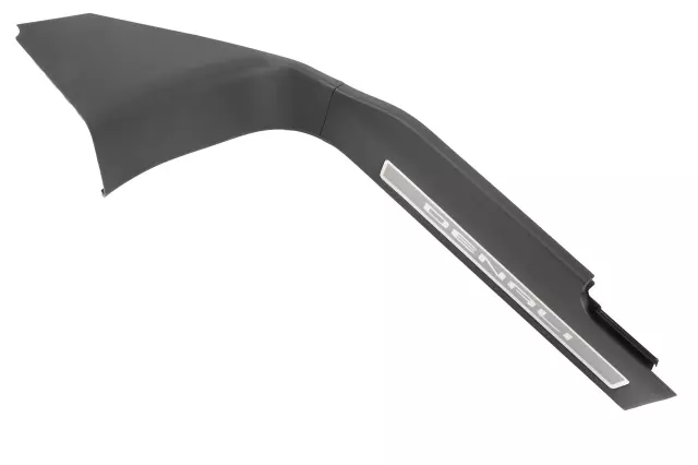 Jet Black Front Driver Side Door Sill Garnish Molding - GM (84701451)