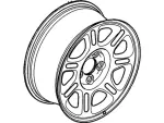 1L5Z1015DA - Suspension: Spare Wheel for Ford: Explorer Sport, Explorer Sport Trac, Ranger Image