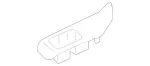 25773709008T92 - Body: Switch Panel for Mercedes-Benz Image