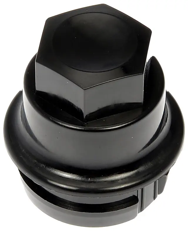 611959 - Wheels, Tires &amp; Parts: M27-2.0 Black Wheel Nut Cover - Threaded Type for Dorman Image