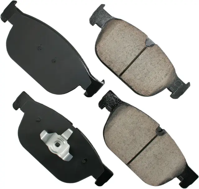 EUR1865 - : Akebono EURO Ultra Premium Ceramic Disc Brake Pad Kit for AKEBONO Image