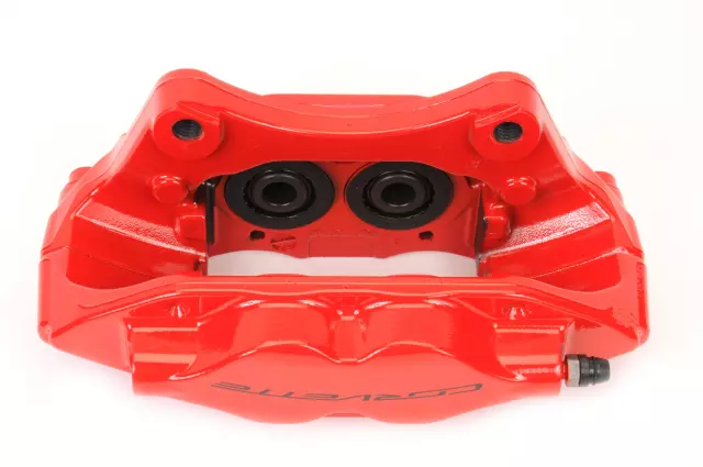 Red Rear Passenger Side Disc Brake Caliper Assembly - GM (23198735)