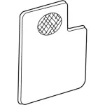 2C2Z1545220AAE - Body: Rear Door Trim for Ford: E-150, E-150 Club Wagon, E-150 Econoline, E-150 Econoline Club Wagon, E-250, E-250 Econoline, E-350 Club Wagon, E-350 Econoline Club Wagon, E-350 Super Duty, E-450 Econoline Super Duty, E-450 Super Duty Image