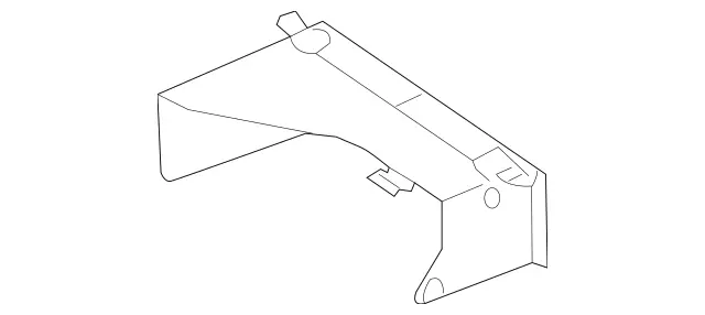 2098270914 - Body: CD Changer Bracket for Mercedes-Benz Image