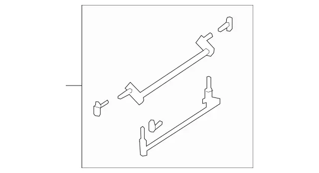 204830023364 - Heating and Ventilation: Parts Kit, Control Lever for Mercedes-Benz: C250, C300, C350, C63 AMG, CLS400, CLS550, CLS63 AMG, CLS63 AMG S, E250, E350, E400, E550, E63 AMG, E63 AMG S, GLK250, GLK350 Image