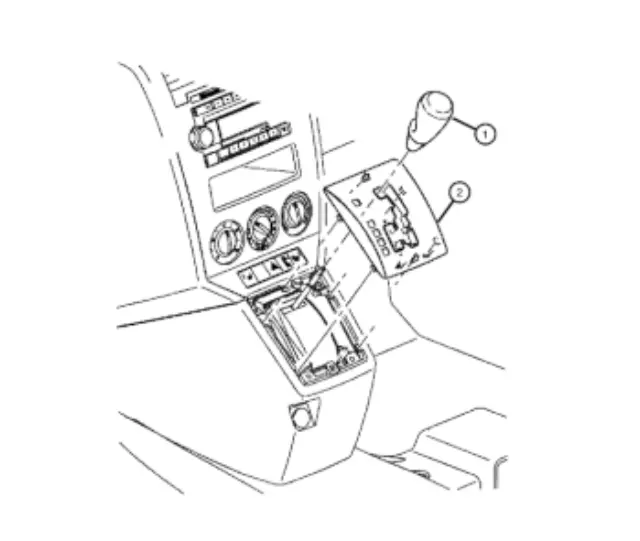 YZ11ARHAC - Interior Trim: Console Prndl Bezel for Dodge: Caliber Image