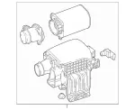 274090170164 - : Damping Air Filter for Mercedes-Benz Image