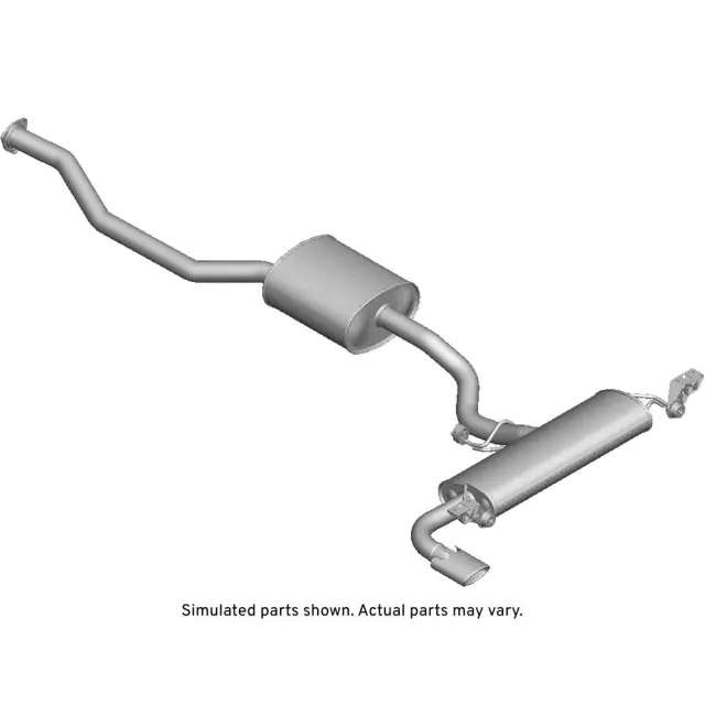 13392944 - Exhaust: Muffler &amp; Pipe for GM Image