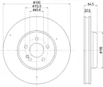 355134472 - : Disc Brake Rotor for Hella Pagid Image