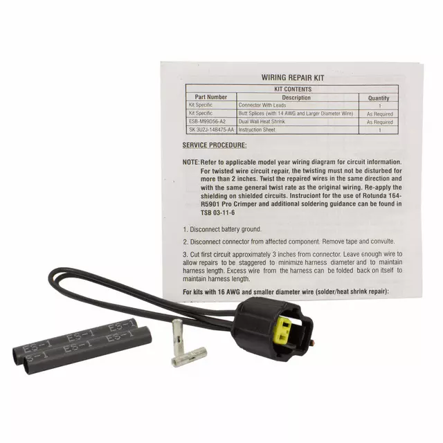 Pigtail Wire Assembly - Evaporative Emission Canister - Ford (3U2Z-14S411-JZA)