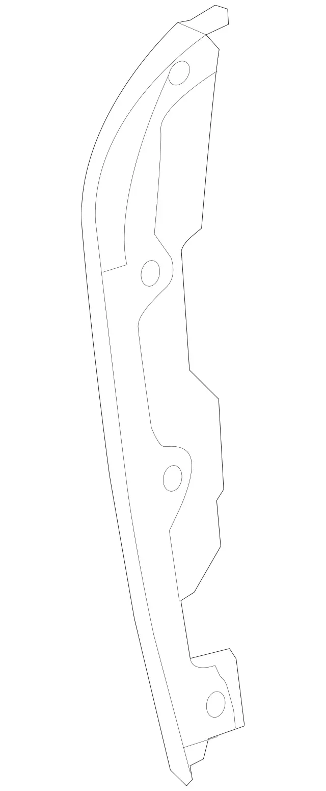 2317270230 - Front Doors: Seal for Mercedes-Benz: SL400, SL450, SL550, SL63 AMG, SL65 AMG Image image