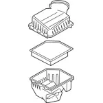 7R3Z9600E - Engine: Air Cleaner Assembly for Ford: Mustang Image