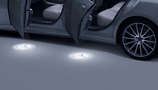 2228200507 - : Led Projectors, Mercedes Star, 2-Piece for Mercedes-Benz Image