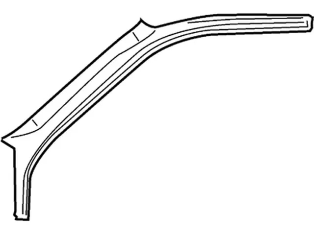 XL2Z7803599AAA - Body: Windshield Pillar Trim for Ford Image