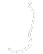 2185000172 - : Oil Line for Mercedes-Benz: CLS63 AMG, CLS63 AMG S, E63 AMG, E63 AMG S Image