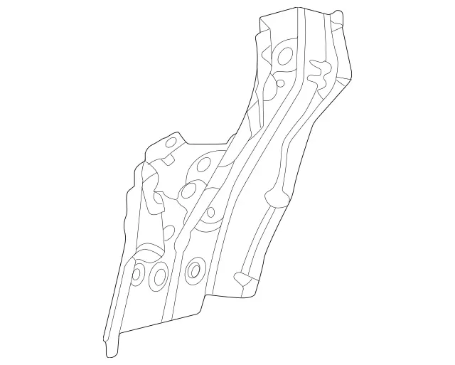 247610900164 - Substructure: Reinforcement for Mercedes-Benz: EQB 250+, EQB 300, EQB 350, GLB250, GLB35 AMG Image