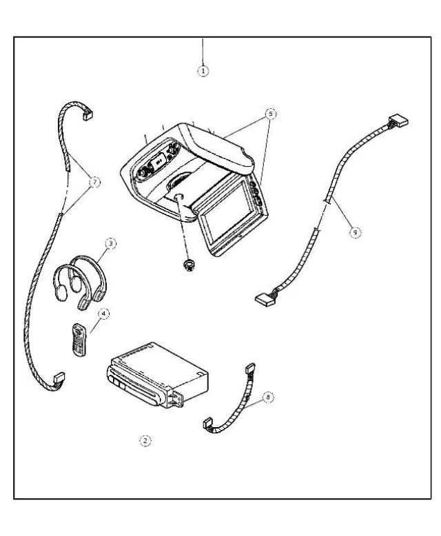 5093869AE - : Monitor Housing for Mopar Image
