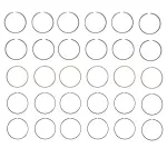R89126STD - : Engine Piston Ring Set for Enginetech Image