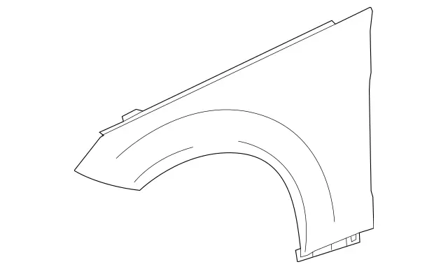 2078800218 - Attachment Parts: Fender, Front for Mercedes-Benz: E550 Image image