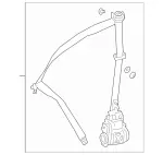 46386053003D53 - : Lap &amp; Shoulder Belt for Mercedes-Benz Image