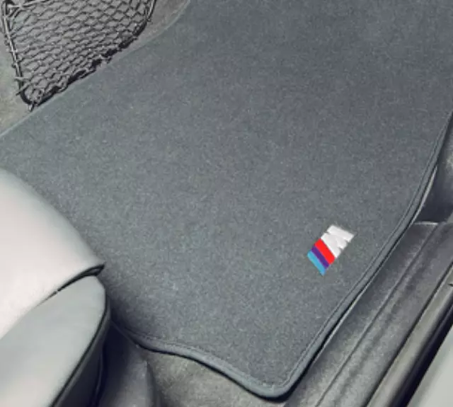 82110440524 - Interior: M Embroidered Floor Mats With Heel Pad for BMW: X5, X6 Image