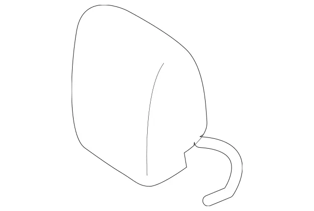 22197012509F17 - Body: Headrest for Mercedes-Benz Image