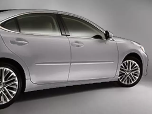 PT29A3014001 - Exterior: Body Side Moldings - Liquid Platinum for Lexus: GS F, GS Turbo, GS200t, GS300, GS350, GS450h, IS300, IS350 Image