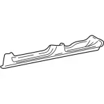 YF1Z5410129AA - Body: Rocker Panel for Ford: Taurus Image