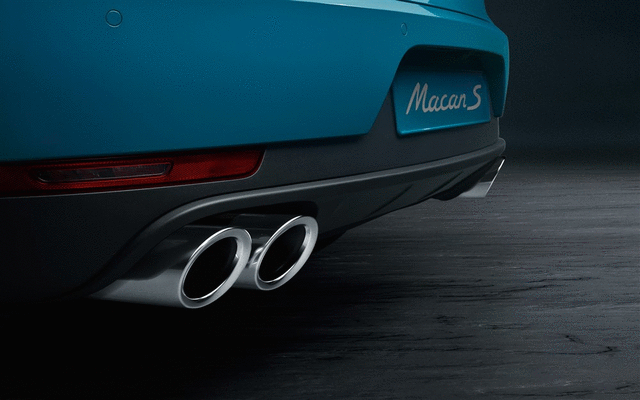 95B044205 - : Sports Tailpipes - Silver for Porsche: Macan Image