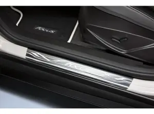 BM5Z5413260A - Exterior: Door Sill Plates - Stainless Steel 4/5-Door for Ford Image