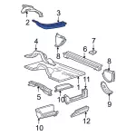 F2UZ1510111A - Body: Side Rail for Ford Image
