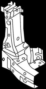 625205ZU0A - Body: Outer Support for INFINITI: QX80 Image