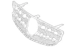 2538888500 - : Frame, Radiator Grille for Mercedes-Benz Image