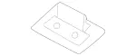 2086900114 - Body: Lock Bracket for Mercedes-Benz Image