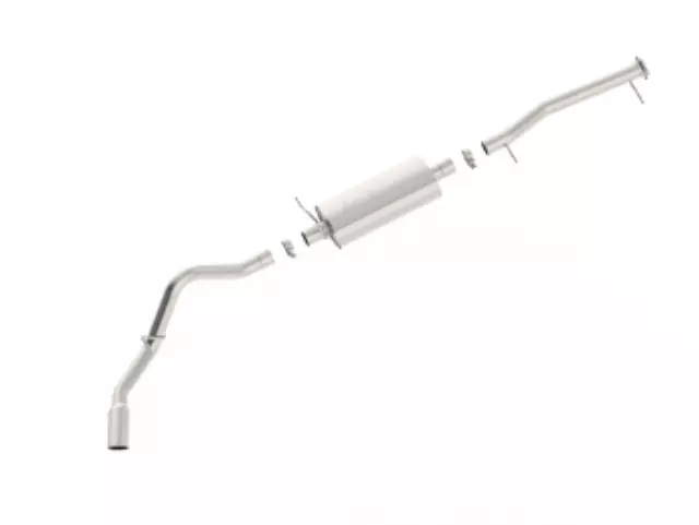 19420406 - Exterior: 6.6L Gas Cat-Back Exhaust Upgrade System With for Chevrolet: Silverado 2500 HD, Silverado 3500 HD | GMC: Sierra 2500 HD, Sierra 3500 HD Image