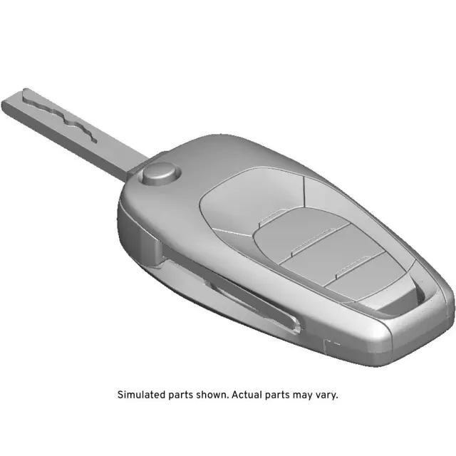 13514111 - : Folding Door Lock and Ignition Lock Key for GM Image