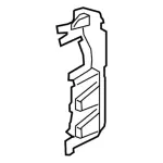 KT1Z8311C - : OEM NEW 2019-2020 Ford Transit Connect Titanium Mini Deflector Shield Kt1Z8311C for Ford: Transit Connect Image