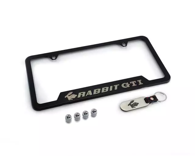 Rabbit Gti License Plate Frame Kit - Volkswagen (5G0-087-700)