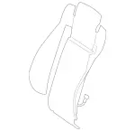 2579063300 - Driver Seat: Seat Heating for Mercedes-Benz: CLS450, CLS53 AMG Image