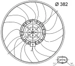 CFF32000S - : Engine Cooling Fan Assembly for Behr Image