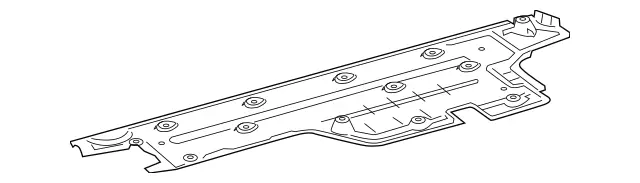 2316190238 - : Floor Pan Splash Shield for Mercedes-Benz Image