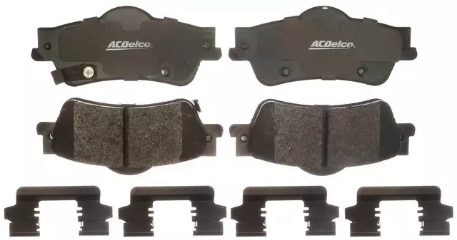 19366009 - : Enhanced Performance Semi-Metallic Rear Disc Brake Pad Set (Police) for GM Image