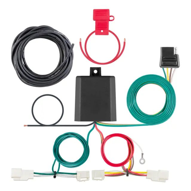 56350 - Electronics: Custom Wiring Harness, 4-Way Flat Output, Select Avalon, RAV4, ES300h for CURT Image